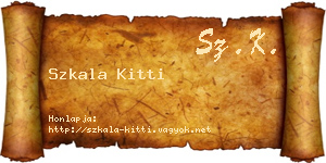 Szkala Kitti névjegykártya